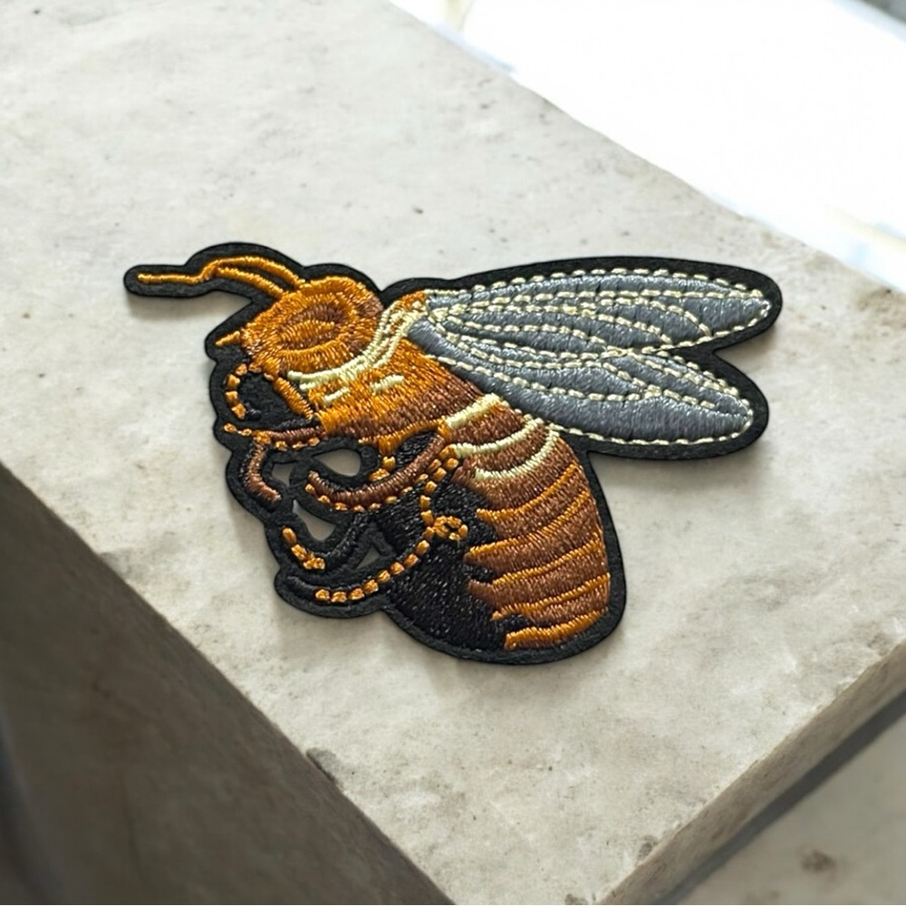Embroidered Bee Patch